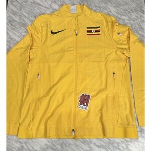 Nike Uganda International Team Issue Pro Elite Track Jacket Yellow Women' Large